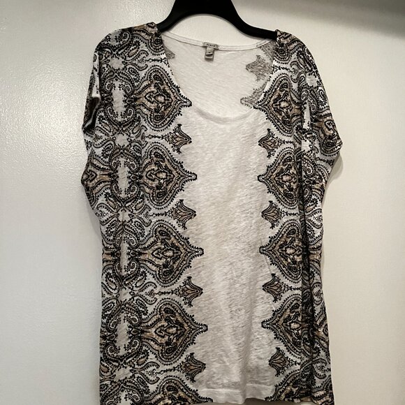 J. Crew Linen Blouse (Size Medium / Good Condition) - Picture 6 of 11